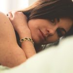 Intimate photo of woman smiling
