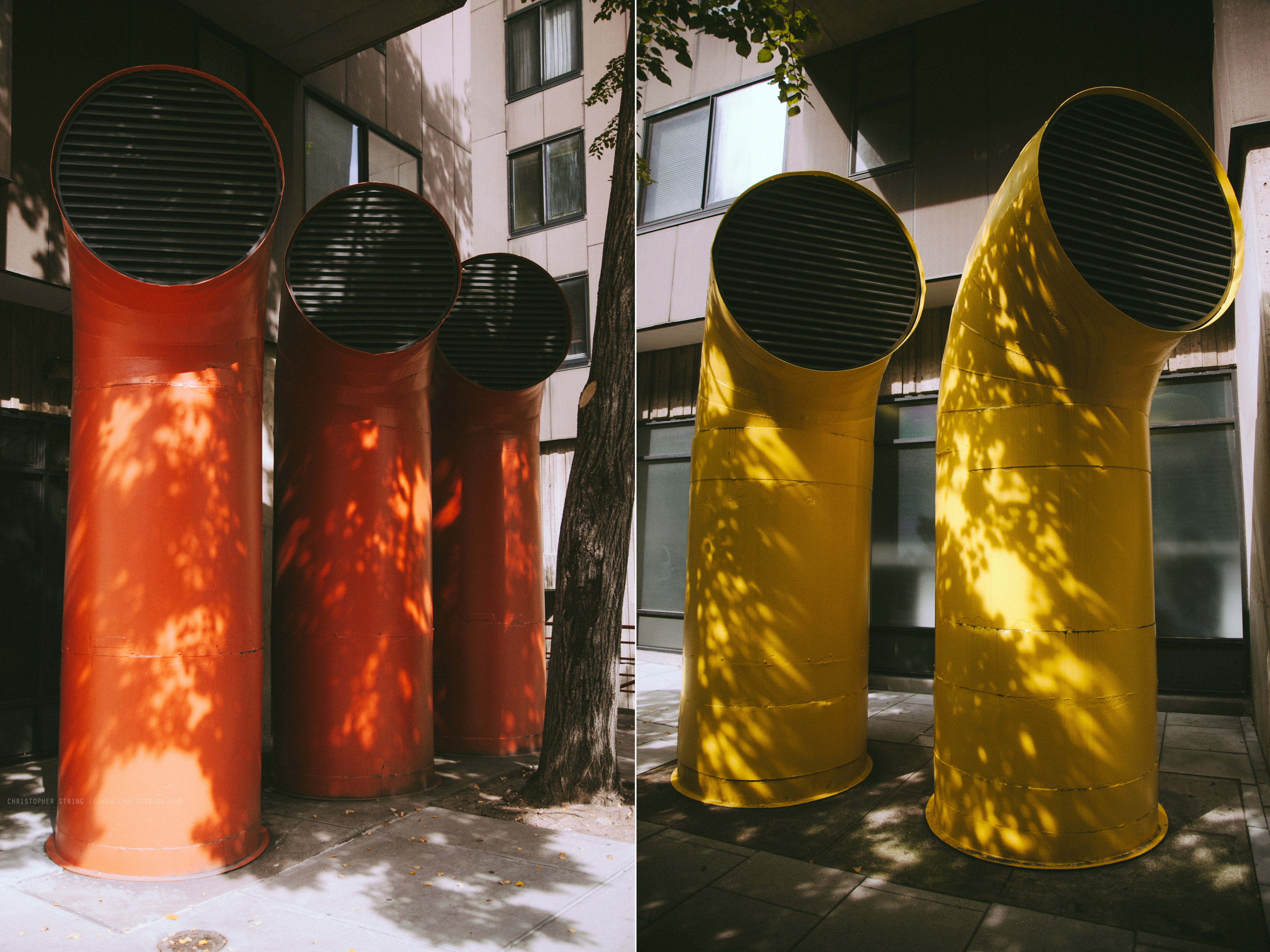 Entrance and Exit Pipes on Roosevelt Island