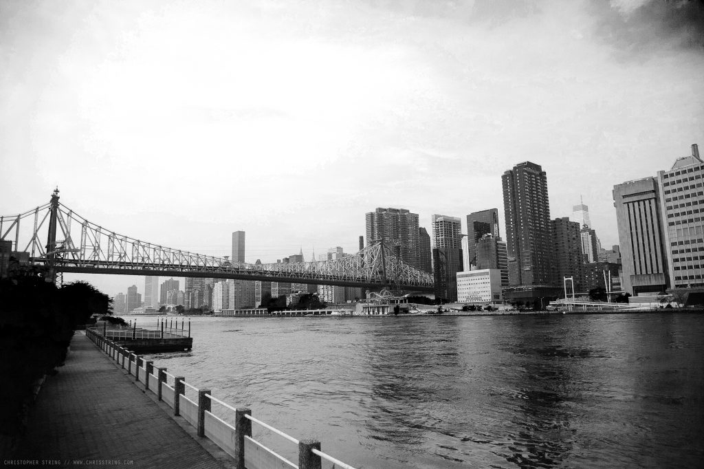 View of the Triborough Bridge from Roosevelt Island