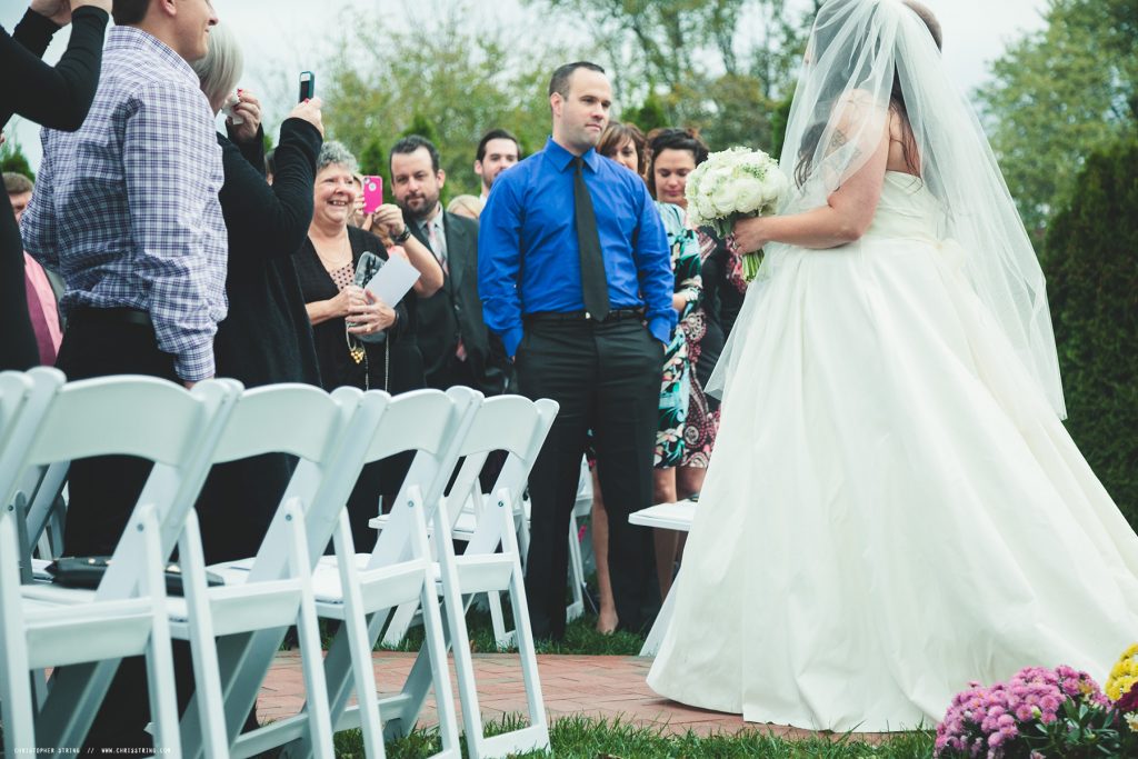 Bride with her father